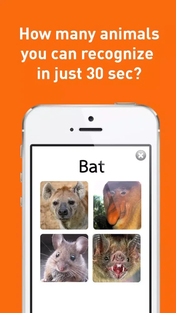 ภาพหน้าจอของ 30s Guess Animal : Free Animal Quiz Fun Game