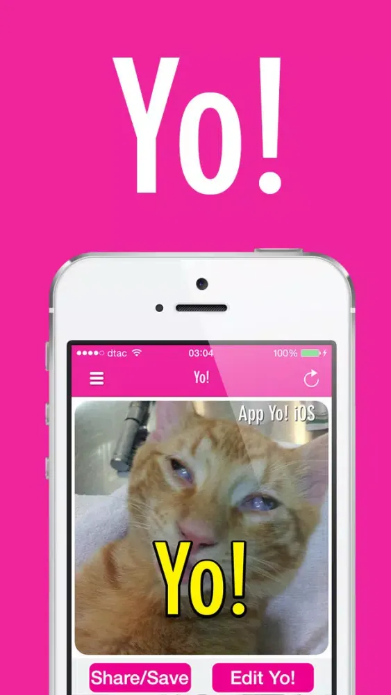 Capturas de tela do Yo! : A new way to say hi to your friend with Yo! selfie!