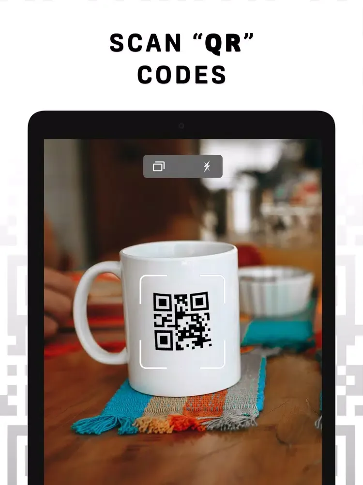 Zrzuty ekranu QR code reader and scanner app iPad 