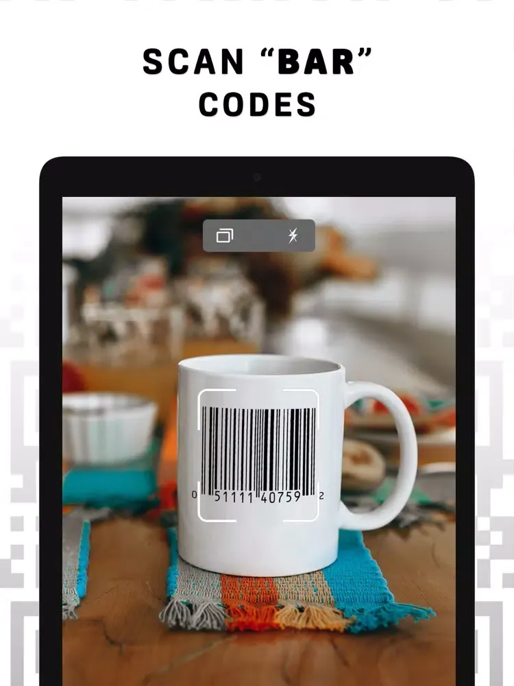 Zrzuty ekranu QR code reader and scanner app iPad 