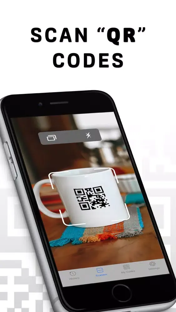Zrzuty ekranu QR code reader and scanner app