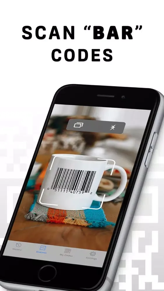Zrzuty ekranu QR code reader and scanner app