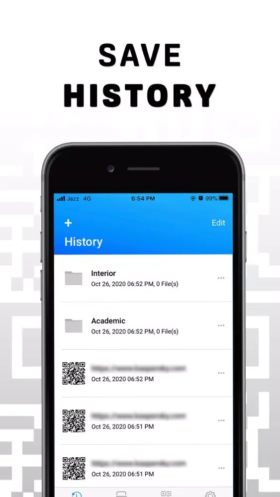 Zrzuty ekranu QR code reader and scanner app