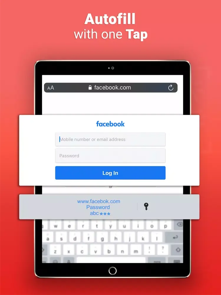Password Manager- PassLock iPad  Screenshots