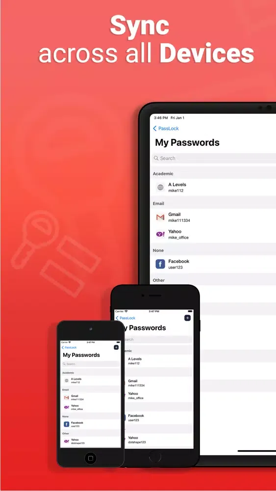 Password Manager- PassLock Screenshots