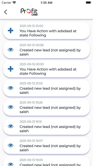 Profit CRM V4 Screenshots
