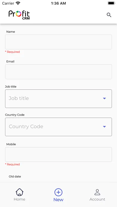 Profit CRM V4 Screenshots
