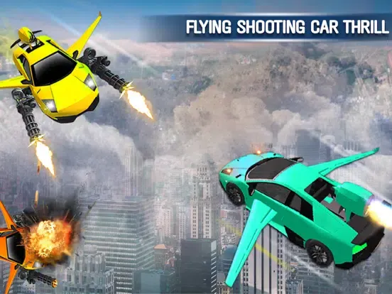Car Shooting Flying Battle Pro iPad  Screenshots