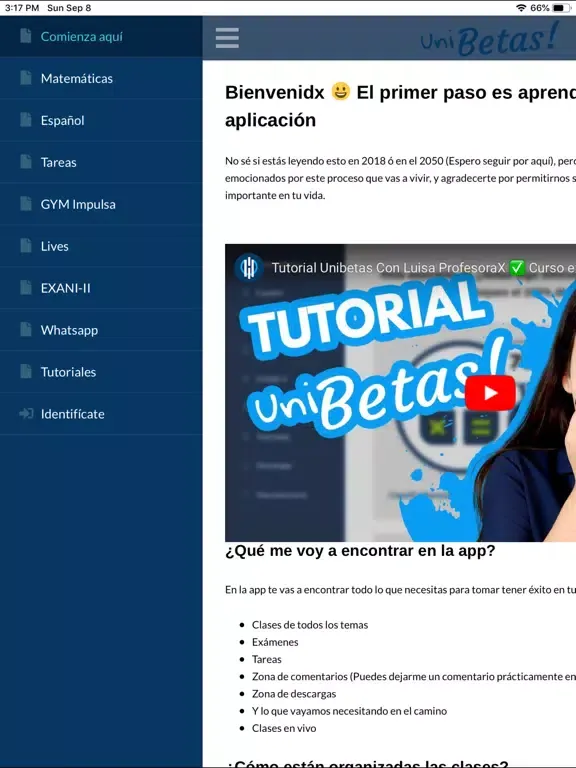 Tangkapan skrin Proyecto Impulsa iPad 