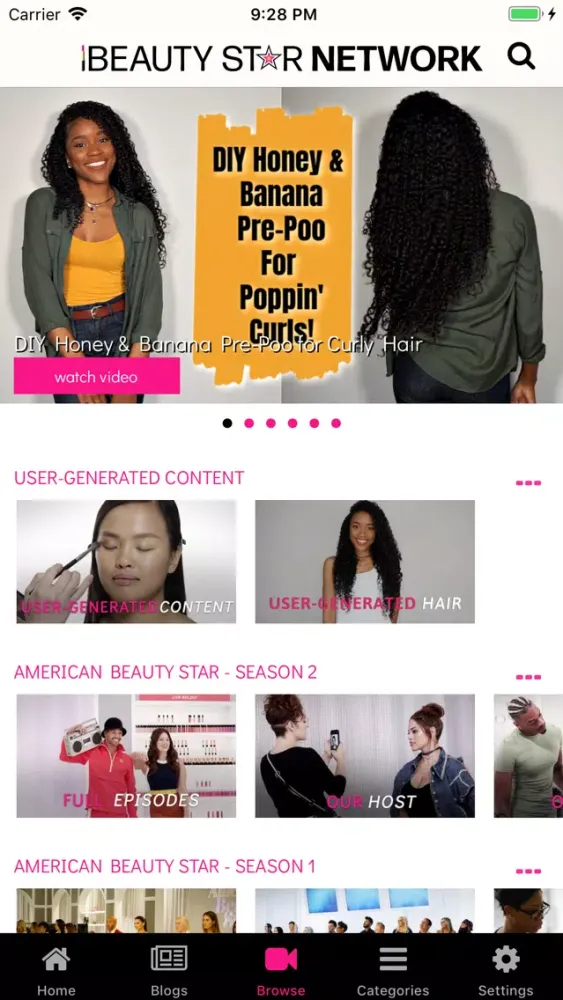 Beauty Star Network Screenshots