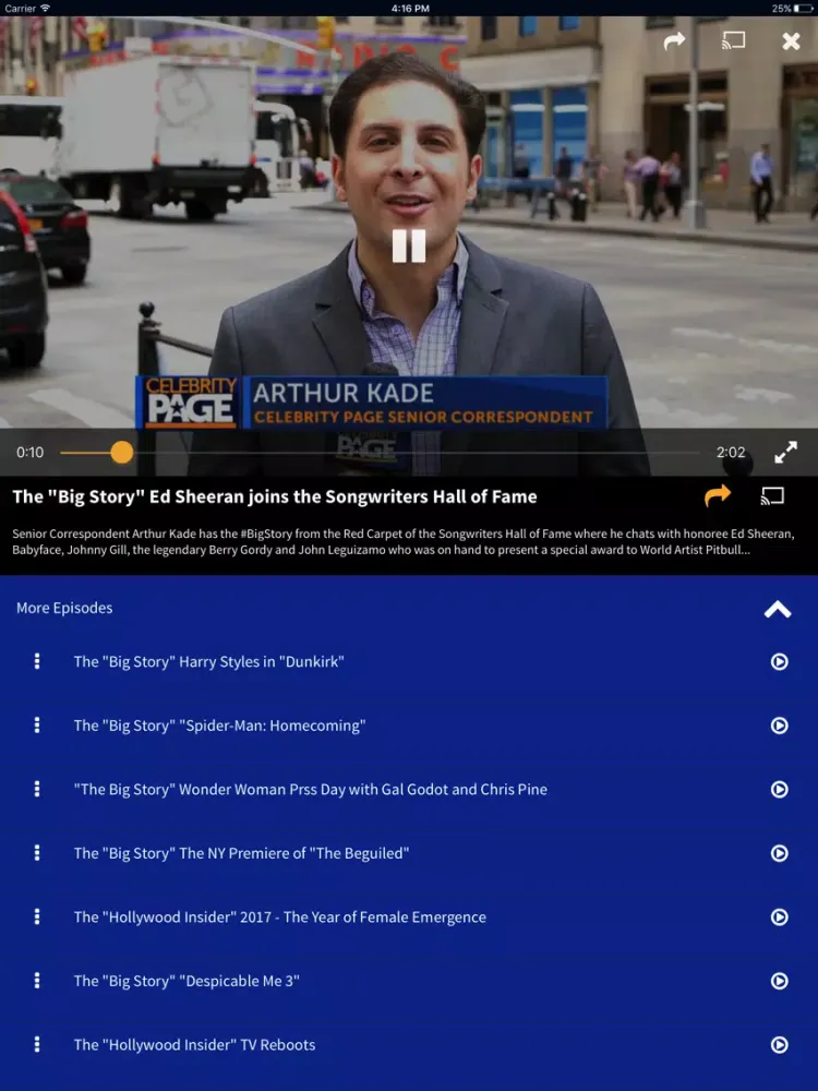 Celebrity Page TV iPad  Ekran Görüntüleri