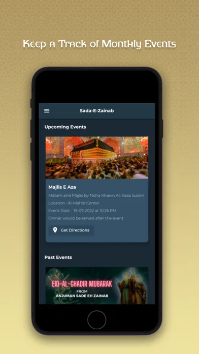 Zrzuty ekranu Sada-E-Zainab