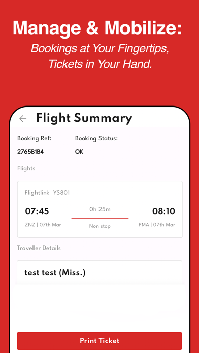 Ảnh chụp màn hình của Flightlink