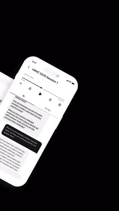 ภาพหน้าจอของ Listener: AI Voice Recorder