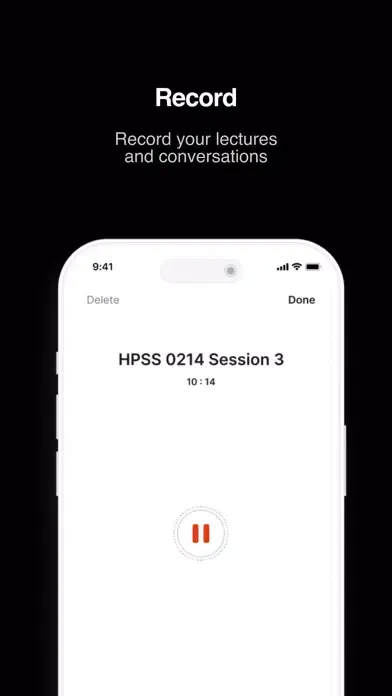 ภาพหน้าจอของ Listener: AI Voice Recorder