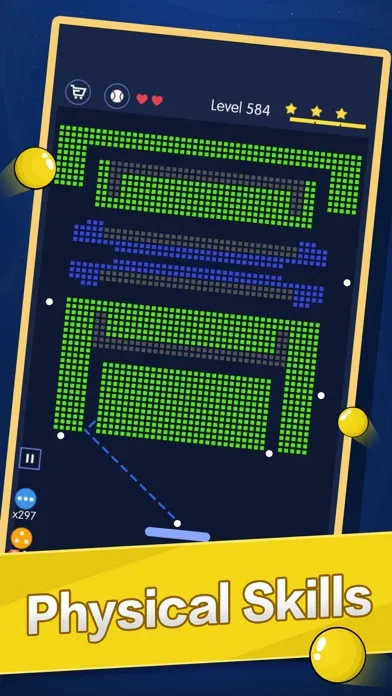 Screenshot di Break Bricks - physics balls