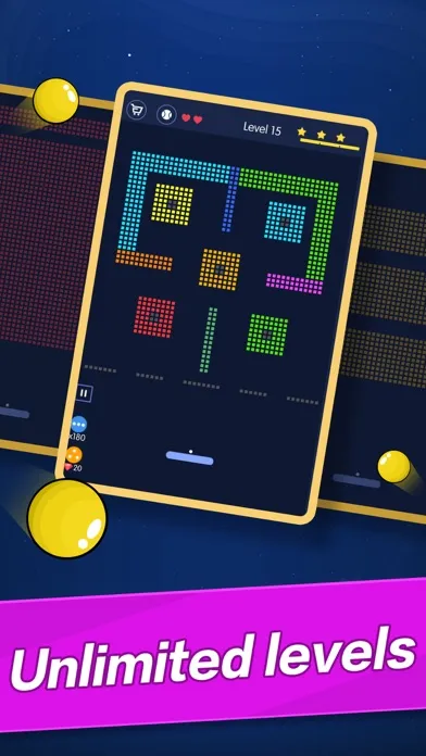 Screenshot di Break Bricks - physics balls
