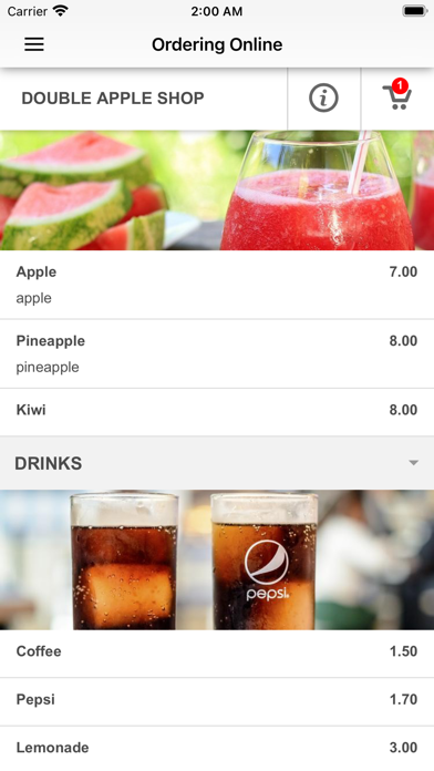 Tangkapan skrin Double Apple