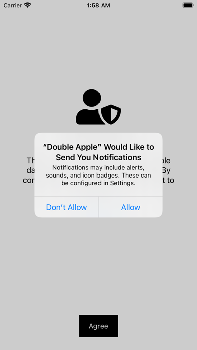 Tangkapan skrin Double Apple
