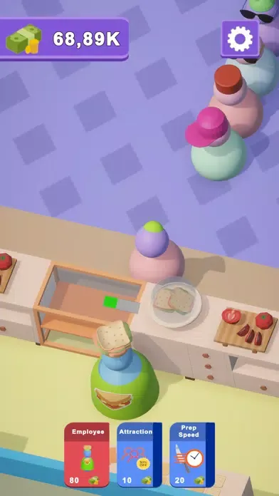 Capturas de tela do Tasty Rush
