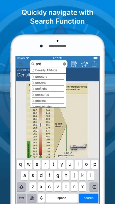 Capturas de tela do Pilot Handbook