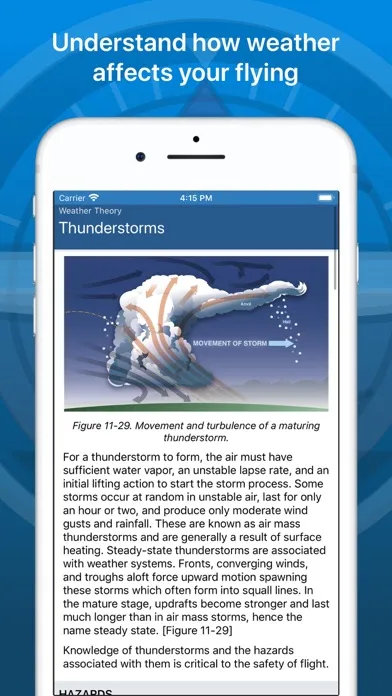 Capturas de tela do Pilot Handbook