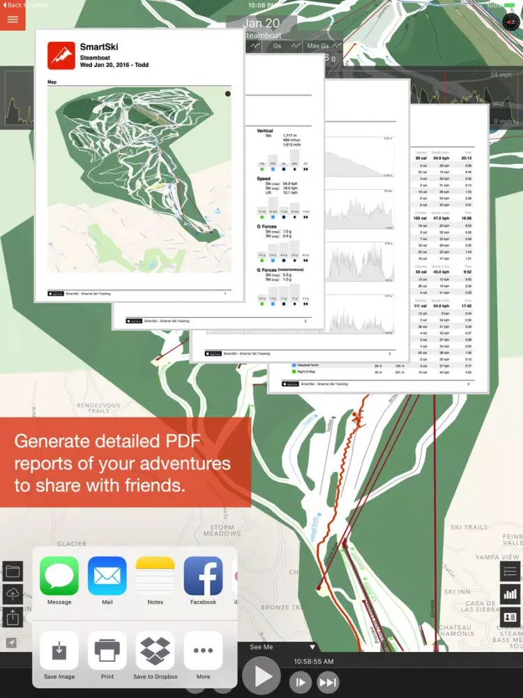 SmartSki iPad  স্ক্রিনশট