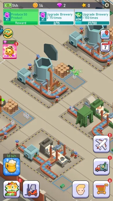 Tangkapan skrin Idle Brewery Empire