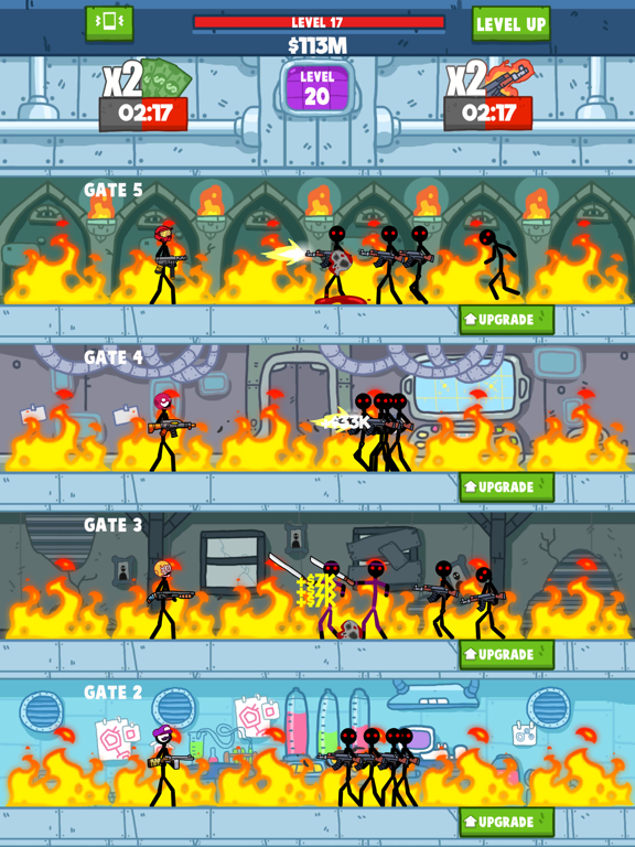 Zrzuty ekranu Idle Stickman iPad 
