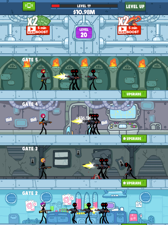 Zrzuty ekranu Idle Stickman iPad 