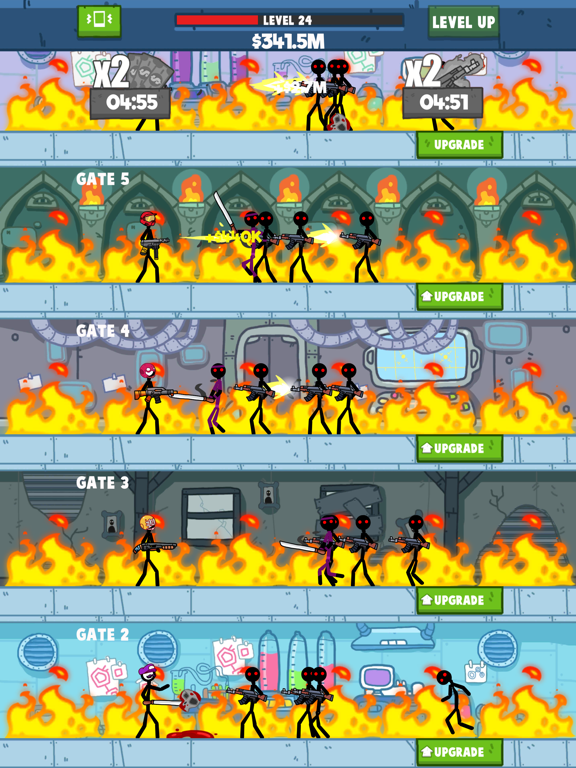 Zrzuty ekranu Idle Stickman iPad 