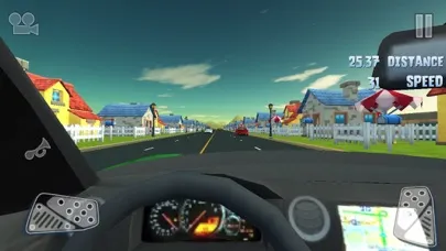 Captures d'écran de 3D Car Racer Skill Driving - Fast Interior Real Simulation Free Games