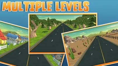 Captures d'écran de 3D Car Racer Skill Driving - Fast Interior Real Simulation Free Games