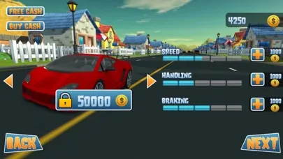 Captures d'écran de 3D Car Racer Skill Driving - Fast Interior Real Simulation Free Games