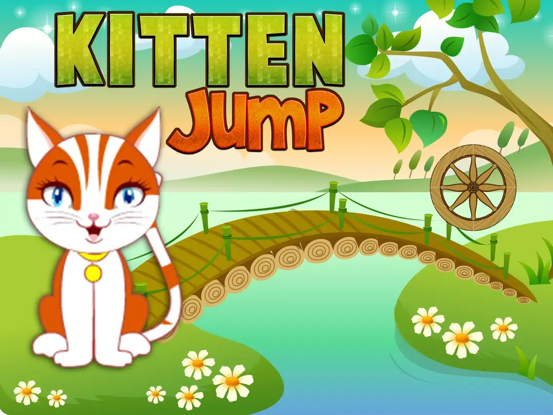 Zrzuty ekranu A Cute Kitten Jump Adventure Game: Blast Kitty from Cannon to Spinning Wheels iPad 