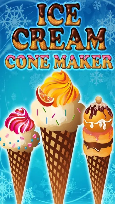 Frozen Goodies Fun Ice Cream Cone and Smoothie Maker Games for Kids应用截图