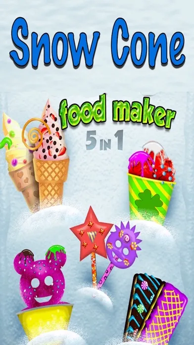 Snow Cone Maker Frozen Summer Fun Treat Free Games Screenshots