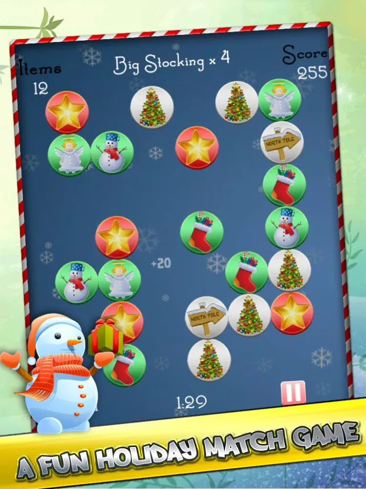 Скриншоты A Big Christmas Puzzle Tap Free Game - Match and Pop the Holiday Season Pics iPad 