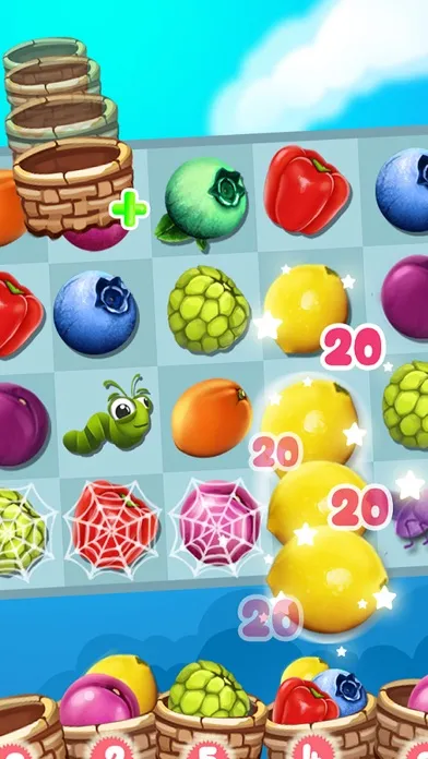 Zrzuty ekranu Hungry Fruit Bear Harvest Blast Matching Puzzler Games Free