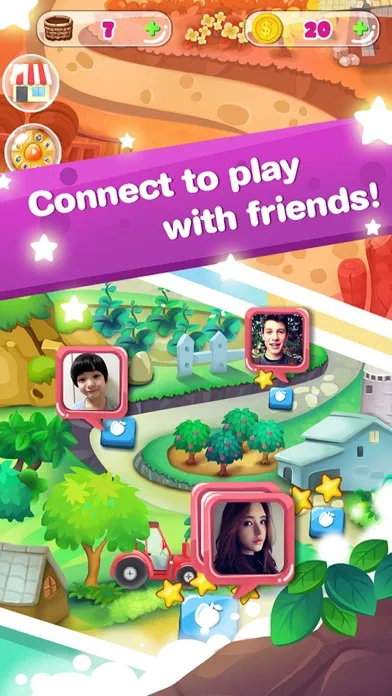 Zrzuty ekranu Hungry Fruit Bear Harvest Blast Matching Puzzler Games Free
