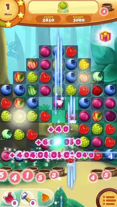 Zrzuty ekranu Hungry Fruit Bear Harvest Blast Matching Puzzler Games Free
