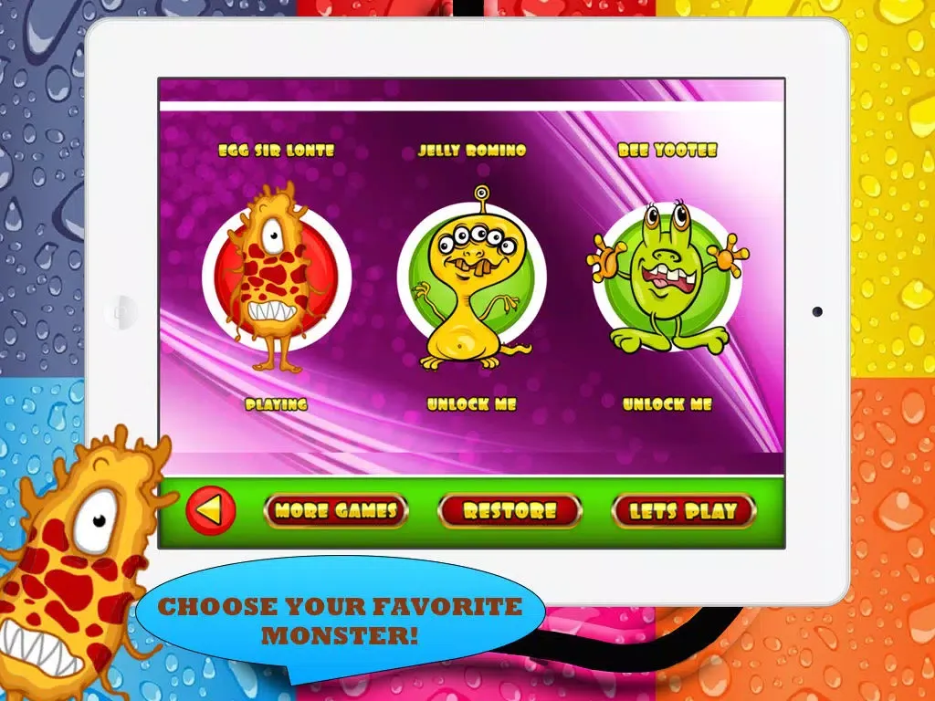 Captures d'écran de A Monster Match Three Gem Blaster Blitz iPad 