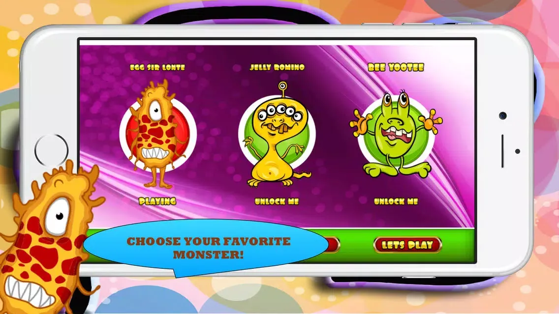 Captures d'écran de A Monster Match Three Gem Blaster Blitz