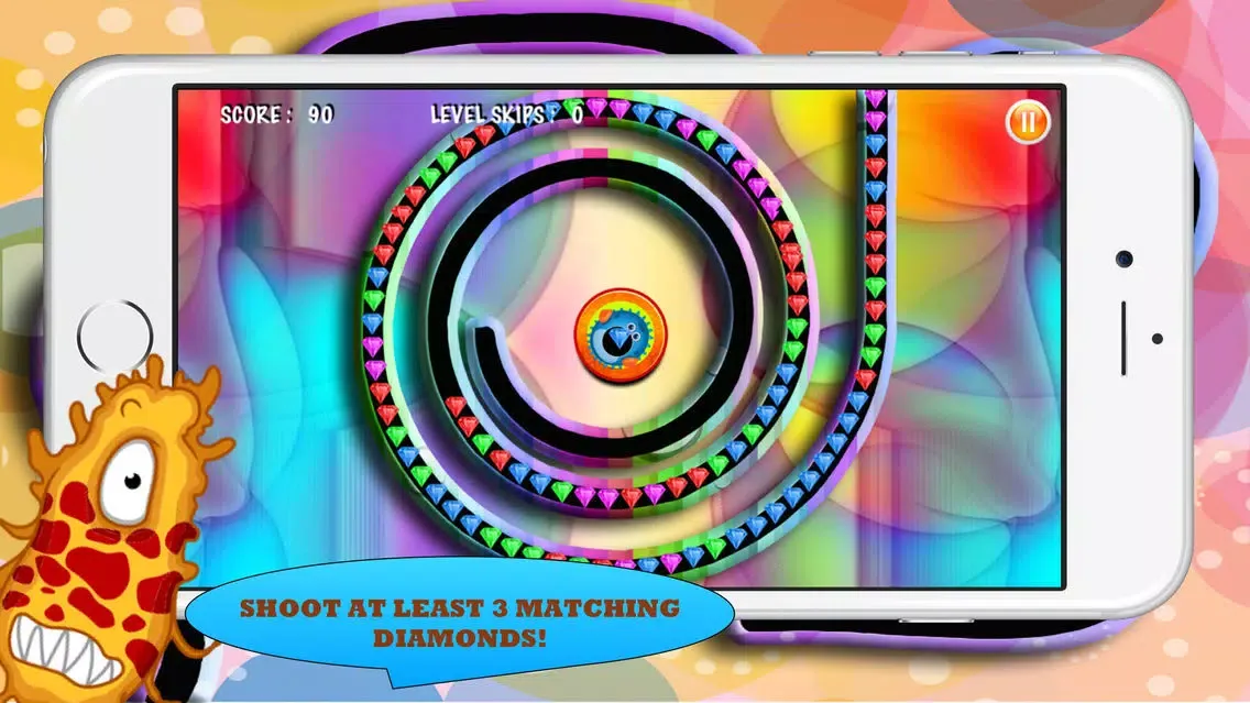 Captures d'écran de A Monster Match Three Gem Blaster Blitz