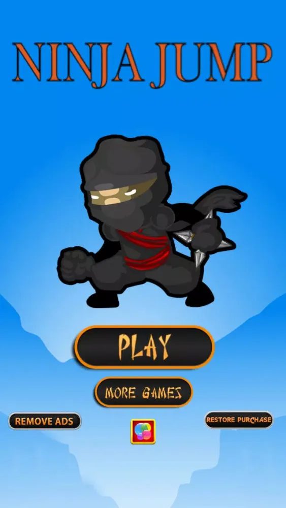 Captures d'écran de Ninja Mega Sky Jump - Endless Kung Fu Jumping Free Game