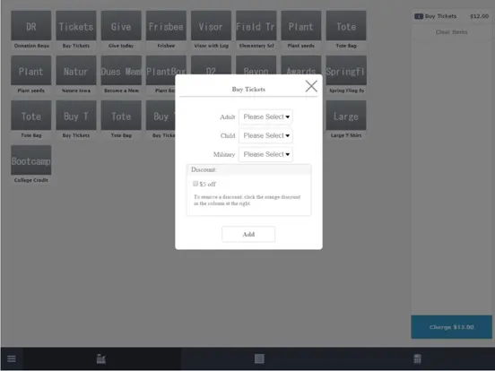 Zrzuty ekranu Doubleknot Sales Station iPad 