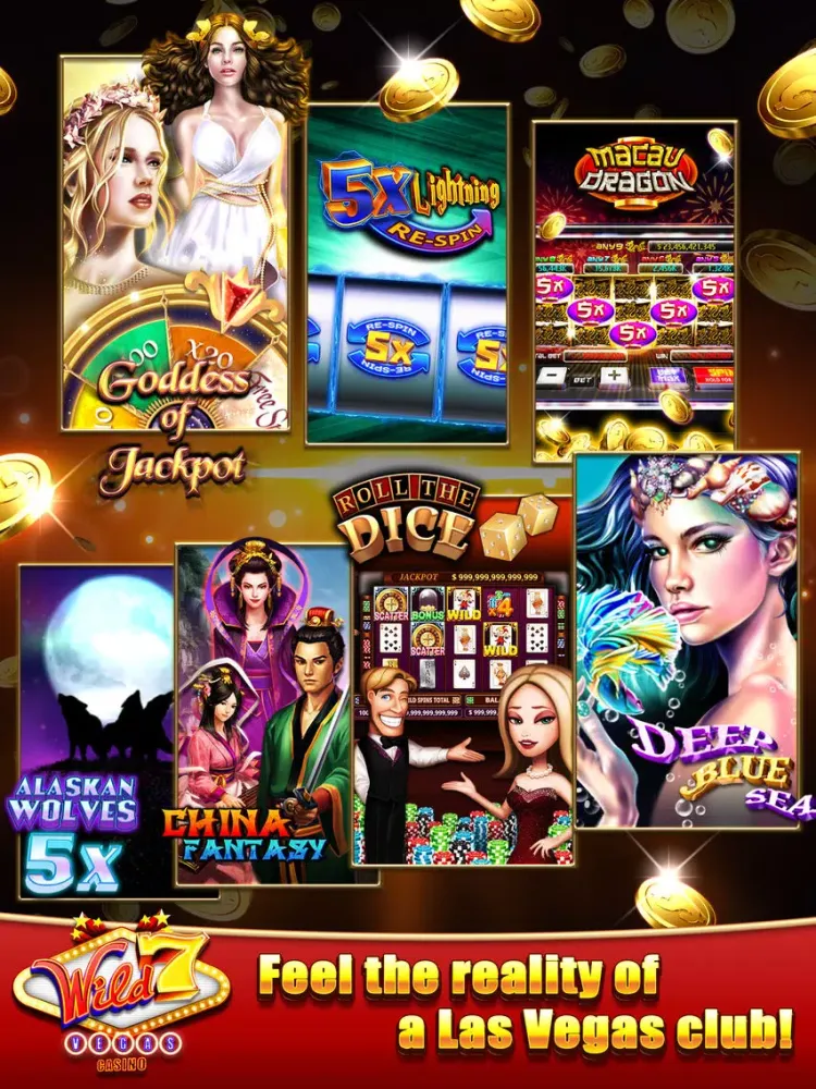 Slots - Wild7 Vegas Casino iPad  Ekran Görüntüleri