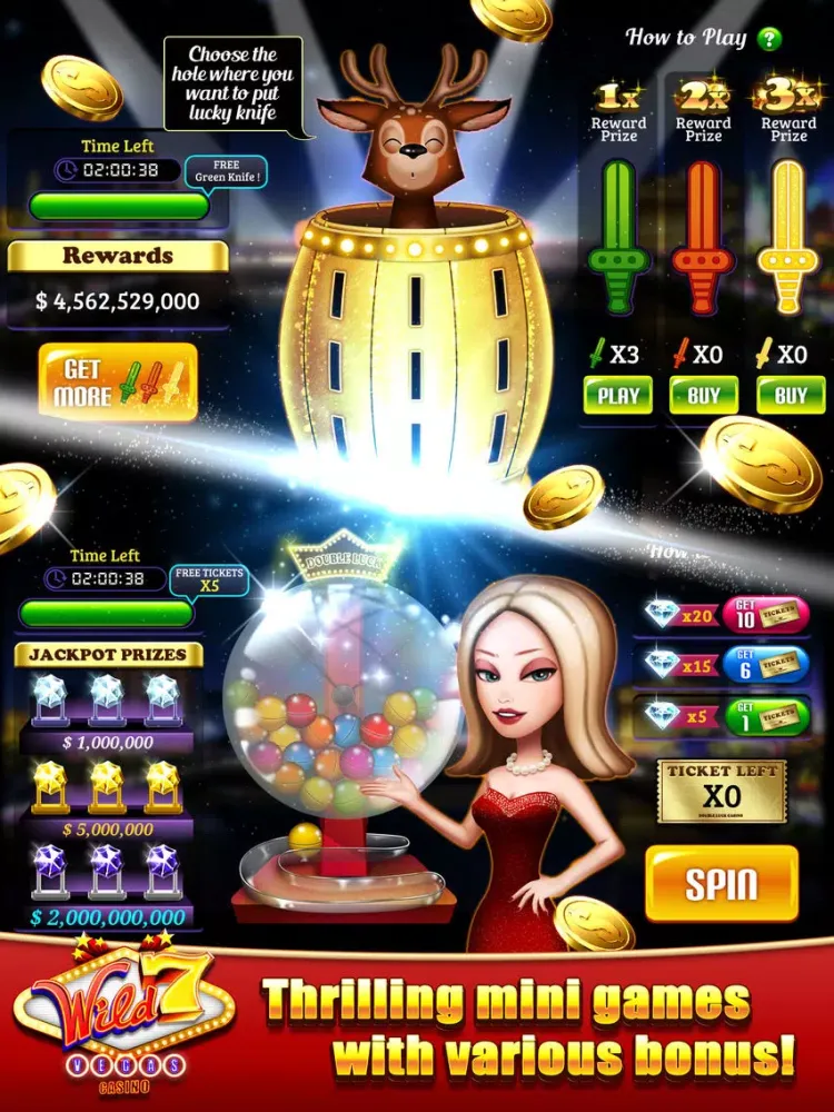 Slots - Wild7 Vegas Casino iPad  Ekran Görüntüleri