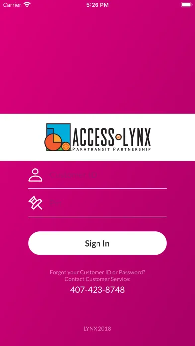 AccessLYNX スクリーンショット