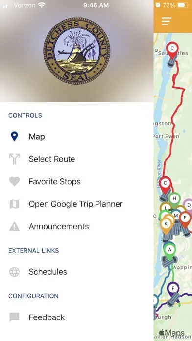 Dutchess County Public Transit स्क्रीनशॉट